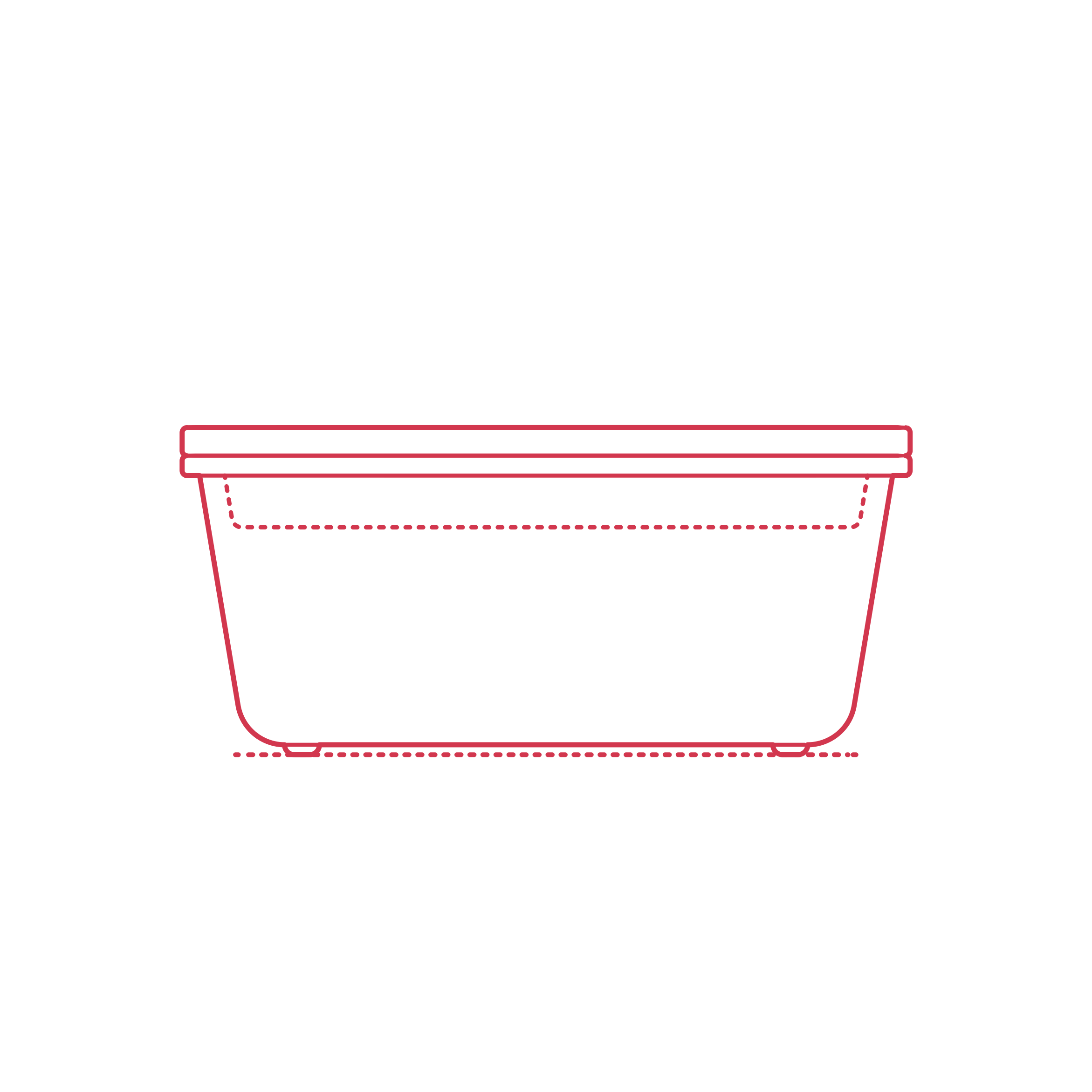 Objects Food Containers Ikea 365 Food Container Square 20 Oz Contour Svg Vector Free Vectors